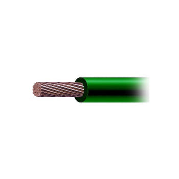 (SLLY18) Cable de Cobre Recubierto THW-LS Calibre 4 AWG 19 Hilos Color Verde (Venta por Metro)