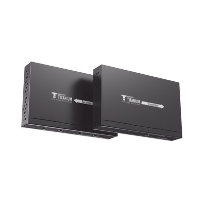 Kit Extensor MATRICIAL HDMI para distancias de 120 metros / Resolución 1080P @ 60Hz / Cat 5e/6 / Soporta 100 TX de entrada e Ilimitados RX en la salida / Control por PC, Control Remoto y Botón / Compatible con Switch IGMP.