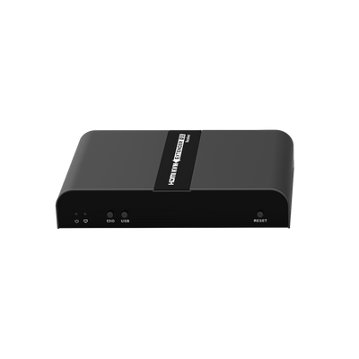Receptor Compatible para Kits TT671KVM / Resolución 4K@30Hz / Cat 6/6A/7 / Distancia de 100 m / IPCOLOR /  Cero Latencia / Control IR / Compatible con Switch Gigabit para control KVM múltiple.