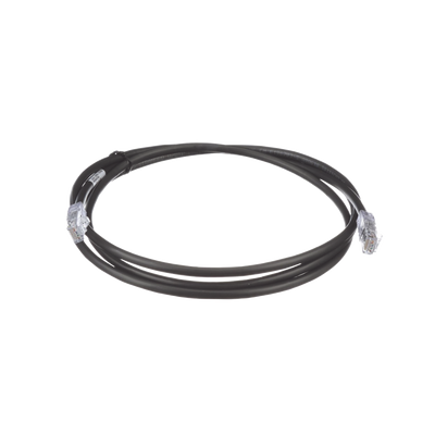 Cable de Parcheo UTP, Cat6A, 24 AWG, CM, Color Negro, 5ft