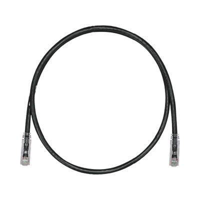 Cable de Parcheo TX6, UTP Cat6, 24 AWG, CM, Color Negro, 3 ft.