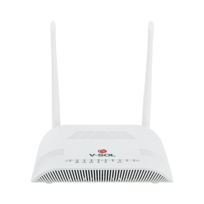 ONU Dual G/EPON con Wi-Fi en 2.4 GHz + 1 puerto LAN Gigabit +  1 puerto LAN Fast Ethernet, hasta 300 Mbps vía inalámbrico