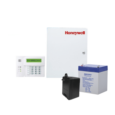 Kit de Panel de Alarma VISTA48LA con Gabinete, Batería y Transformador