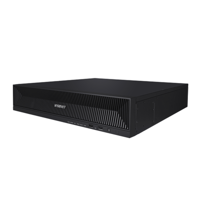 NVR de 32 canales / 32MP / Hasta 8 Discos Duros / H.265 & Wisestream / Wisenet P2P
